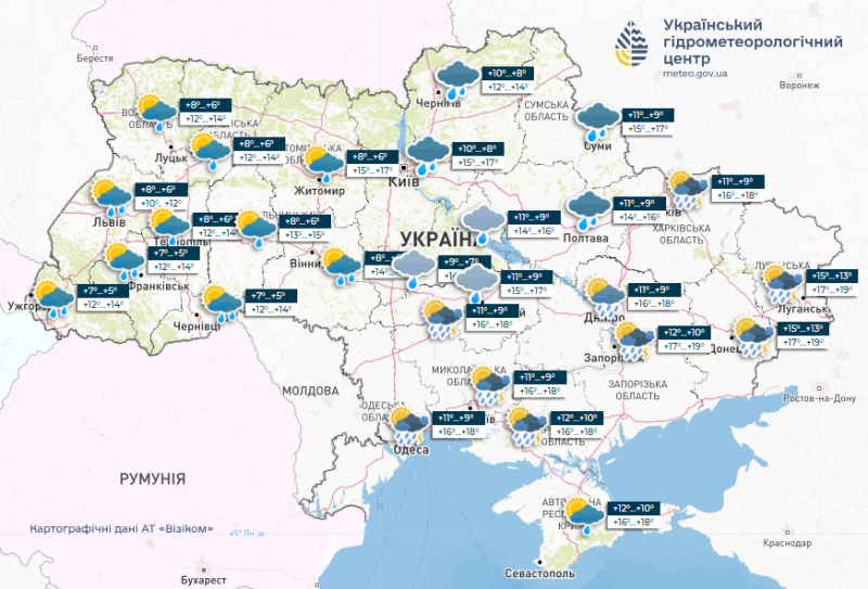 Вихідні будуть «мокрими»: синоптики дали невтішний прогноз на вікенд та розповіли, коли нарешті потеплішає