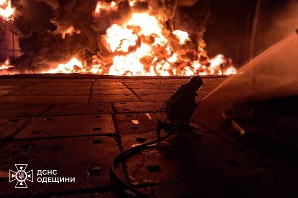 Ночной удар по Измаилу на Одесчине: есть раненый и повреждения