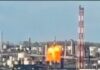 БпЛА вдарили по Ново-Уфимському НПЗ: почалася пожежа (фото, відео)