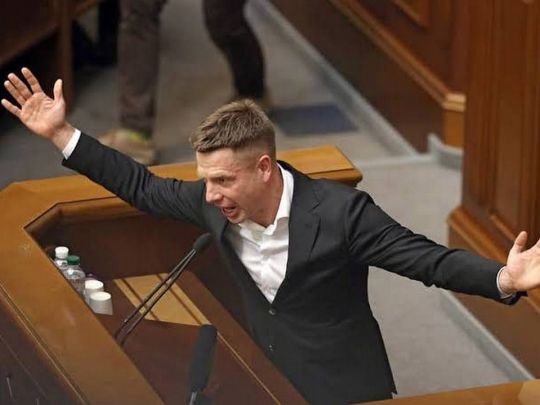 Соратник Порошенка нардеп Гончаренко&nbsp;&mdash; головний ньюзмейкер російської пропаганди з&nbsp;України,&nbsp;&mdash; Олексій &laquo;Сталкер&raquo; Свинаренко