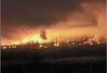 Українські безпілотники вночі знову підпалили Рязанський НПЗ — один із найбільших у росії (фото, відео)