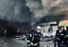 Дим від потужної пожежі під Києвом накрив столицю: містянам не рекомендують відчиняти вікна (фото)