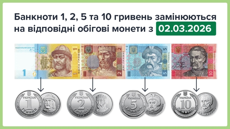 З&nbsp;2 березня українці більше не&nbsp;зможуть розплачуватися цими гривневими купюрами