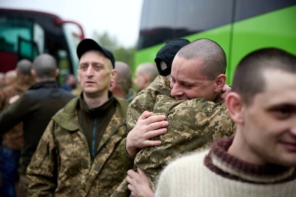 Из российского плена вернулись пять воинов из Одесчины