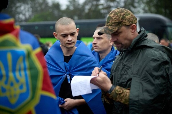Из российского плена вернулись пять воинов из Одесчины